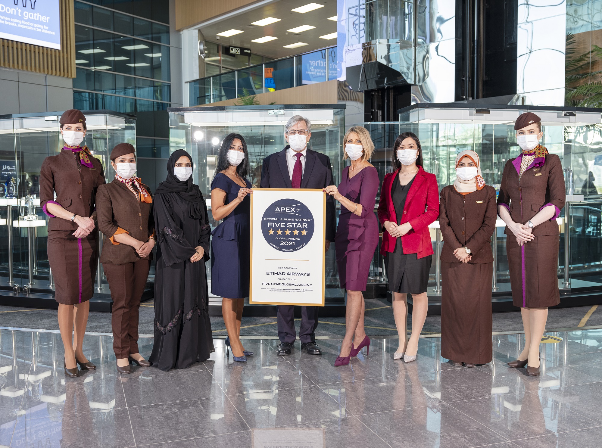 Etihad Airways awarded Five Stars in Official Airline Ratings 2021