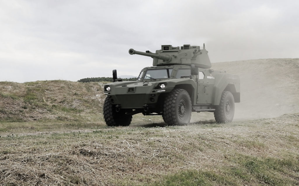 Otokar introduces its Electric Armored Vehicle “AKREP IIe” at IDEX